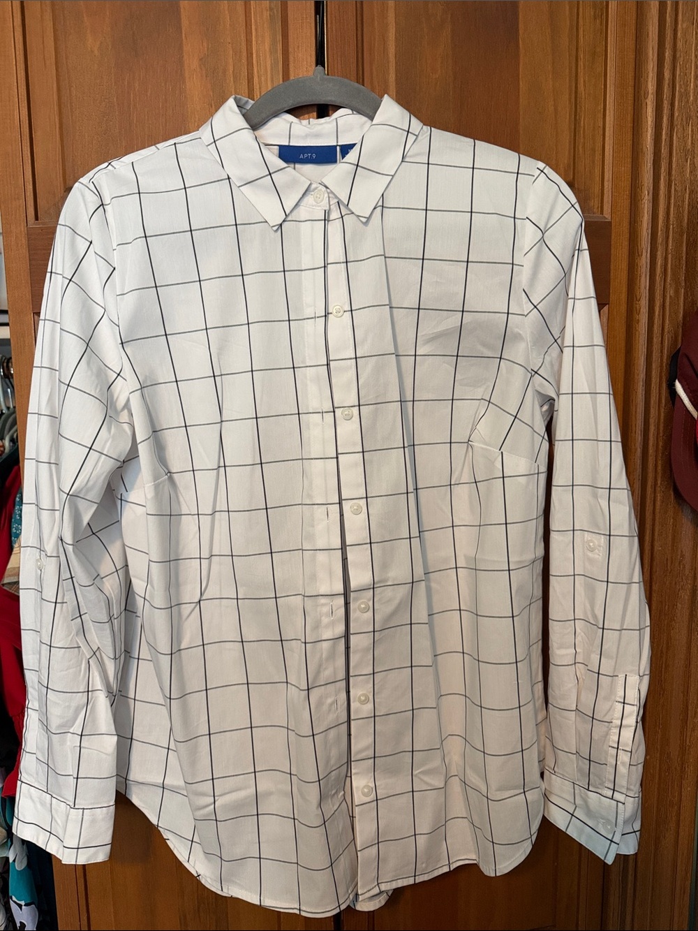 Striped button down
